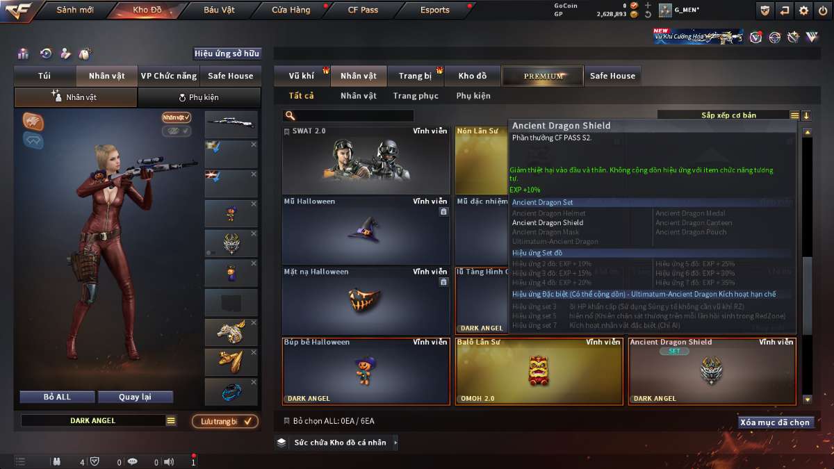 shop acc cf uy tin gia re